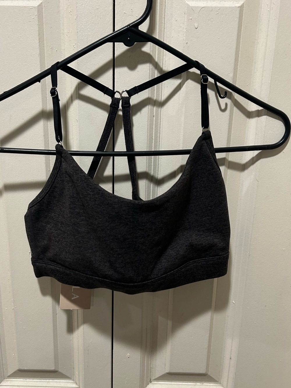 NWT Ptula Sports Bra Charcoal Heather , Small